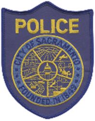 Sacramento, CA Police Department Shoulder Patch